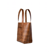 Load image into Gallery viewer, Tote - Distressed Brown