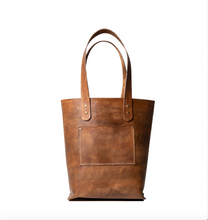 Load image into Gallery viewer, Tote - Distressed Brown