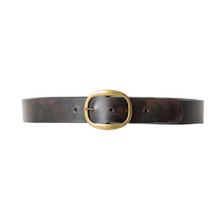 Load image into Gallery viewer, Belt - Antique Black w/Brass Buckle
