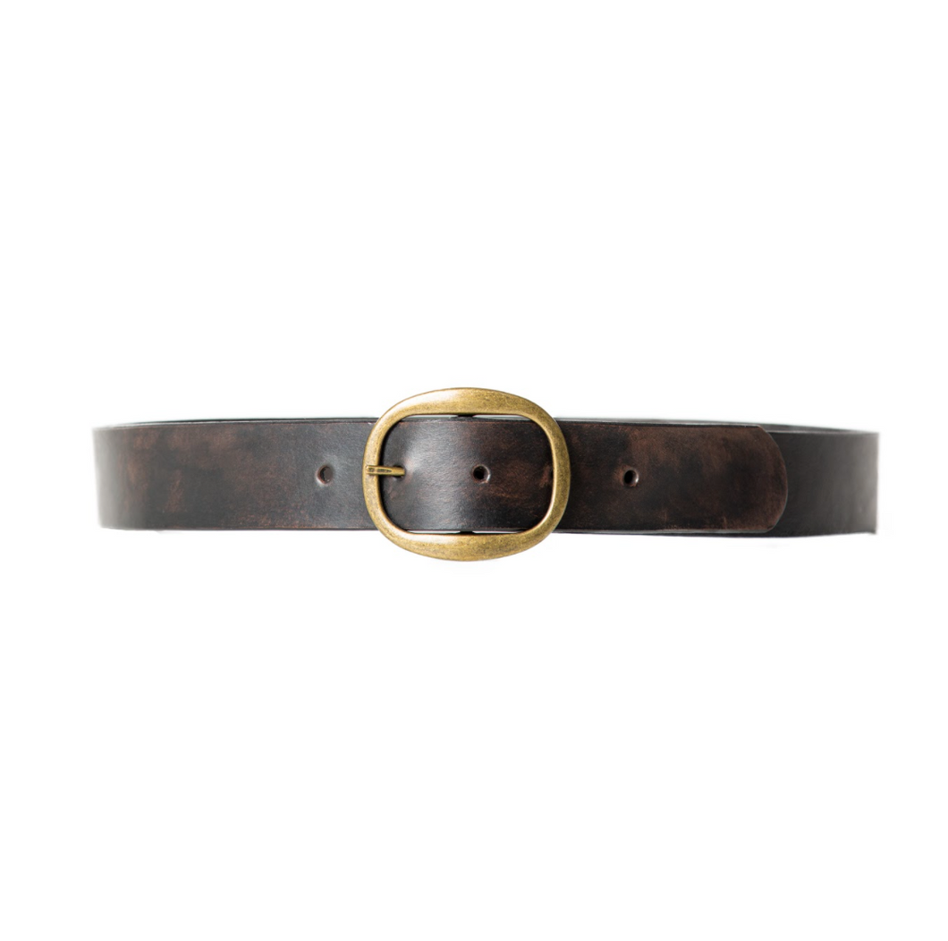 Belt - Antique Black w/Brass Buckle