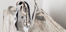 Load image into Gallery viewer, Small Crossbody - Silver Metallic Cowhide
