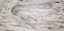 Load image into Gallery viewer, Small Crossbody - Silver Metallic Cowhide
