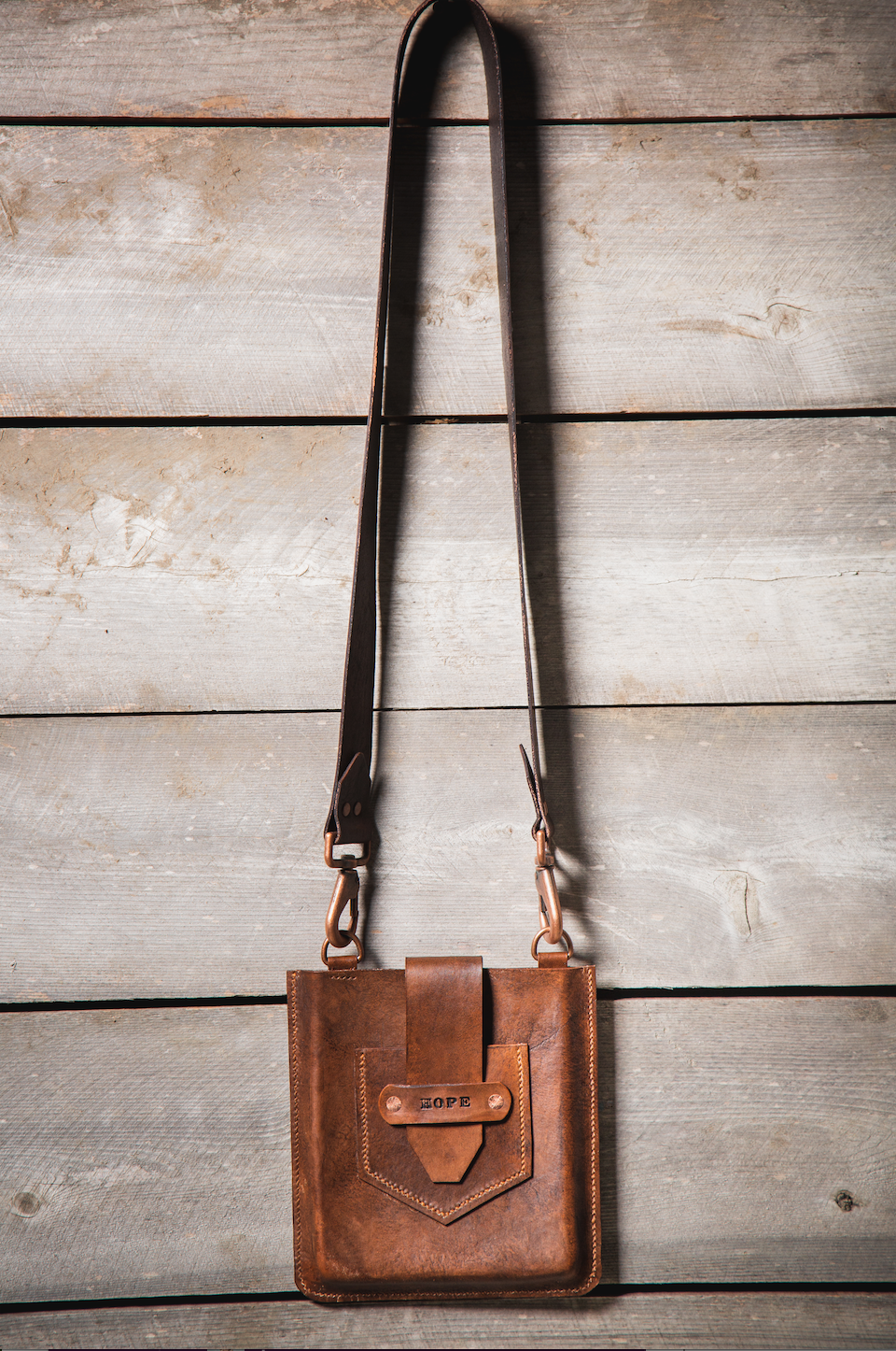 Crossbody - Rustic Antique Copper