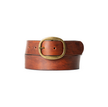 Load image into Gallery viewer, Belt - Saddle Tan w/Brass Buckle
