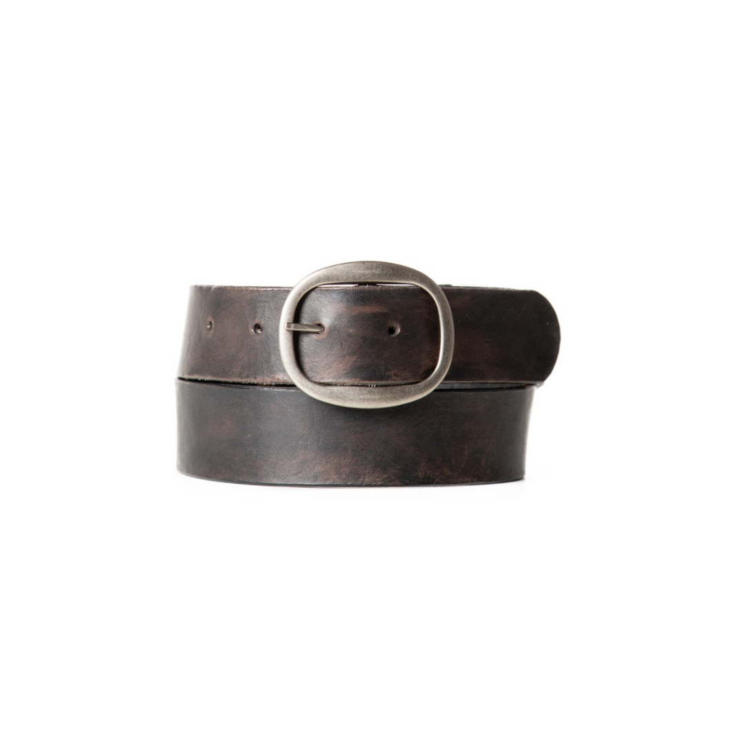 Belt - Antique Black w/Nickel Buckle